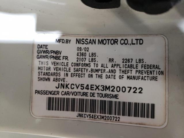 Photo 10 from auction – 2003 INFINITI G35 with VIN JNKCV54EX3M200722