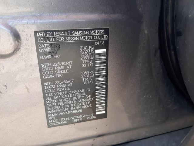 Photo 10 from auction – 2018 NISSAN ROGUE S with VIN KNMAT2MVXJP589936
