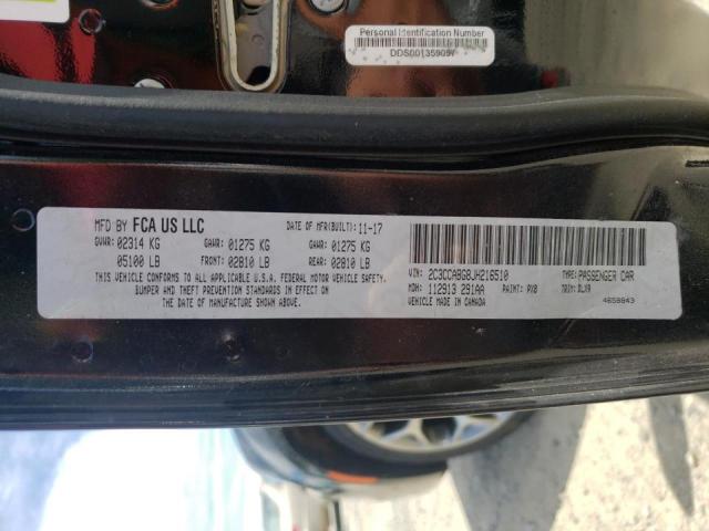 Photo 10 from auction – 2018 CHRYSLER 300 S with VIN 2C3CCABG8JH216510