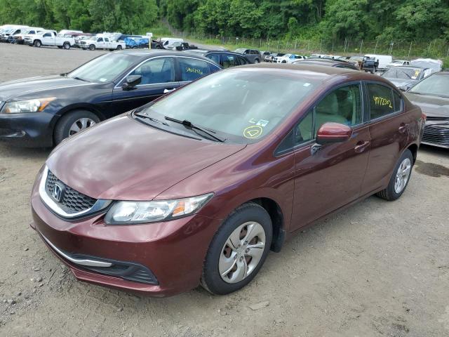 Photo 2 from auction – 2015 HONDA CIVIC LX with VIN 19XFB2F51FE065734