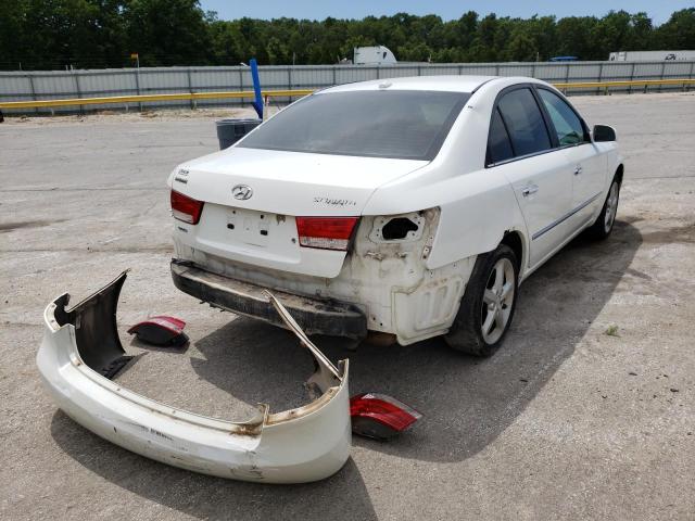 Photo 4 from auction – 2008 HYUNDAI SONATA SE with VIN 5NPEU46C38H323427