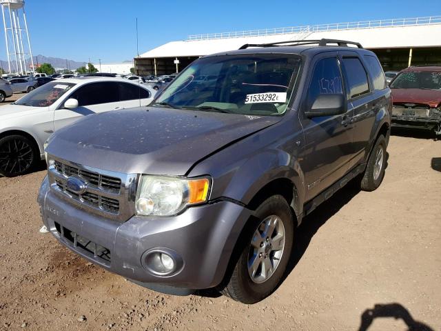 Photo 2 from auction – 2008 FORD ESCAPE XLT with VIN 1FMCU03128KA55289