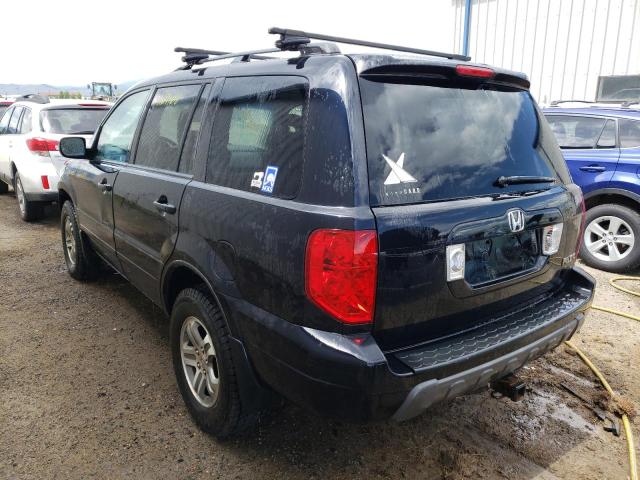 Photo 3 from auction – 2005 HONDA PILOT EXL with VIN 5FNYF18595B064490
