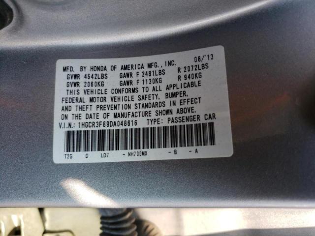 Photo 10 from auction – 2013 HONDA ACCORD EXL with VIN 1HGCR3F89DA048616