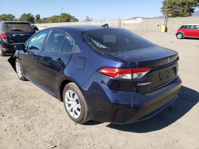 Photo 3 from auction – 2021 TOYOTA COROLLA LE with VIN 5YFEPMAE2MP228838