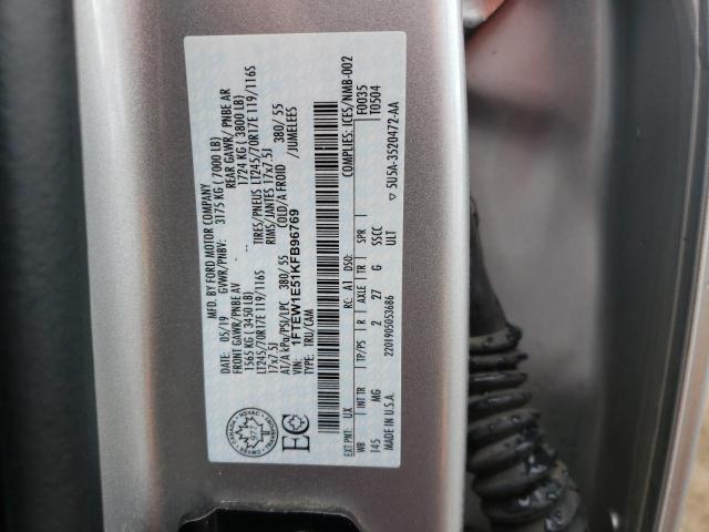 Photo 10 from auction – 2019 FORD F150 SUPER with VIN 1FTEW1E51KFB96769