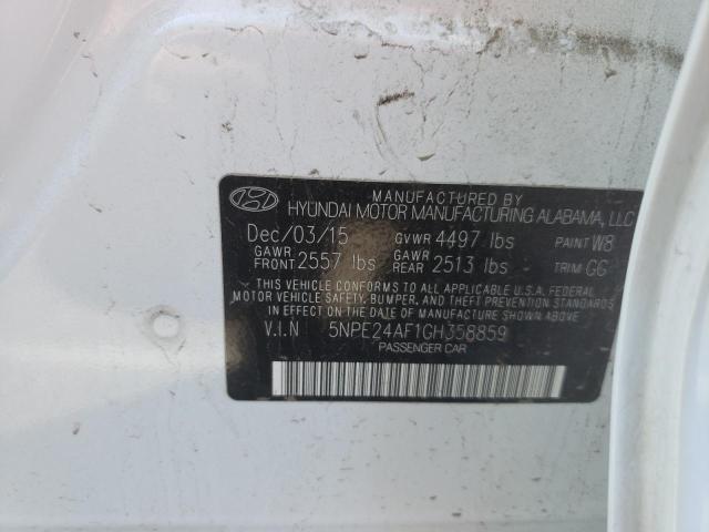 Photo 10 from auction – 2016 HYUNDAI SONATA SE with VIN 5NPE24AF1GH358859