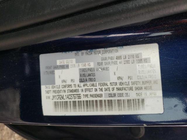 Photo 10 from auction – 2010 MAZDA 5 with VIN JM1CR2WL1A0379799