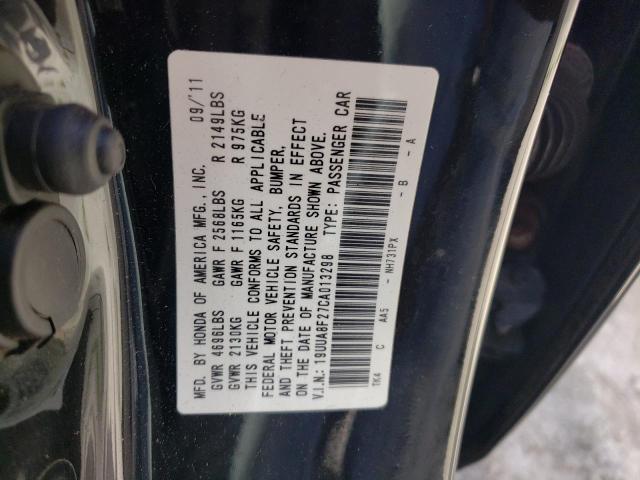 Photo 10 from auction – 2012 ACURA TL with VIN 19UUA8F27CA013298