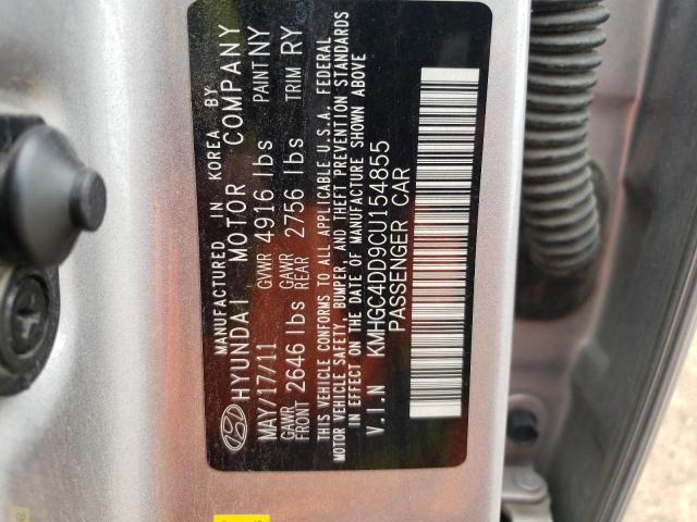Photo 10 from auction – 2012 HYUNDAI GENESIS 3. with VIN KMHGC4DD9CU154855