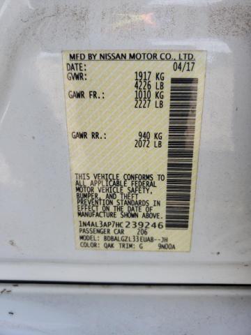 Photo 10 from auction – 2017 NISSAN ALTIMA 2.5 with VIN 1N4AL3AP7HC239246