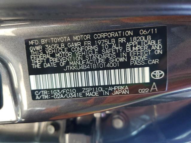 Photo 10 from auction – 2011 TOYOTA SCION XD with VIN JTKKU4B41B1014001