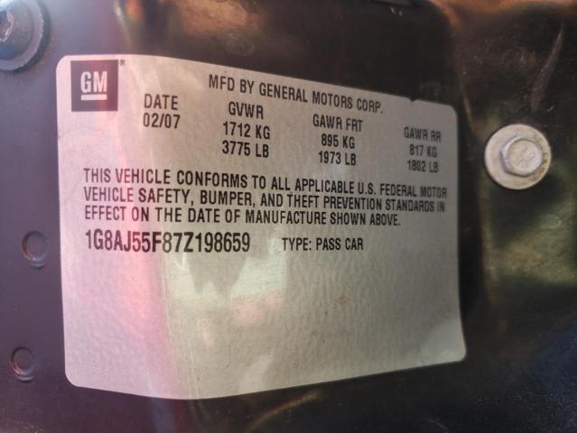 Photo 10 from auction – 2007 SATURN ION LEVEL with VIN 1G8AJ55F87Z198659