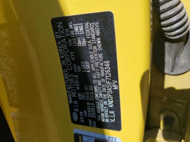 Foto 10 de la subasta – 2015 KIA SOUL + con VIN KNDJP3A51F7126346