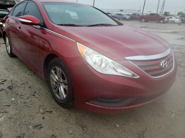 HYUNDAI SONATA GLS 2014 with VIN 5NPEB4AC9EH887642 - Photo from auction