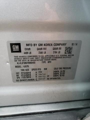 Photo 10 from auction – 2015 BUICK ENCORE CON with VIN KL4CJFSB5FB060455