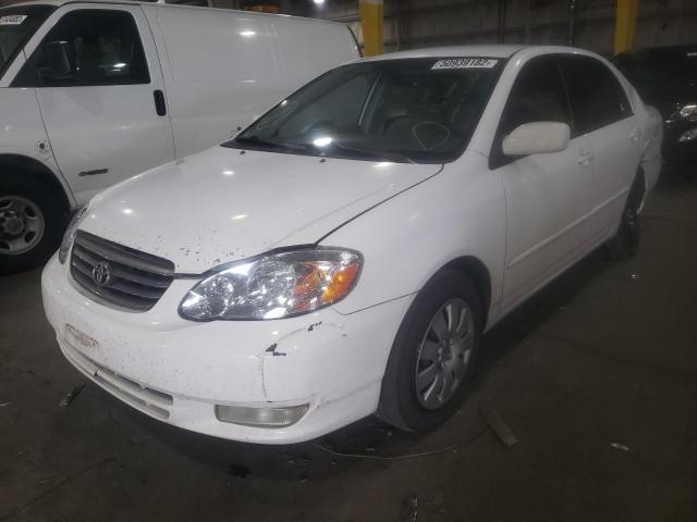 Photo 2 from auction – 2004 TOYOTA COROLLA CE with VIN 1NXBR38EX4Z272128