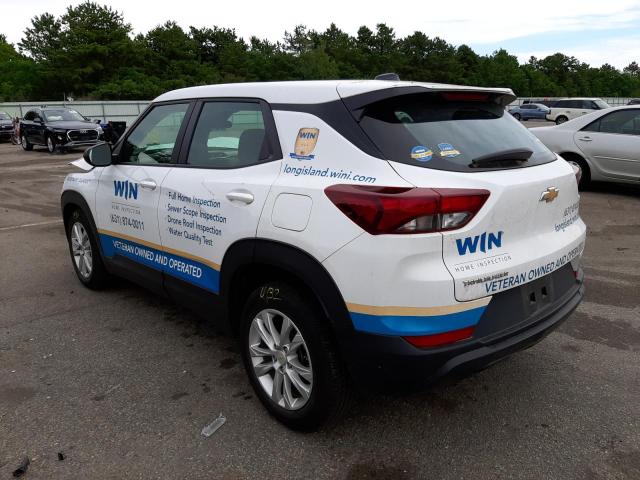 Photo 3 from auction – 2021 CHEVROLET TRAILBLAZE with VIN KL79MMS26MB084821