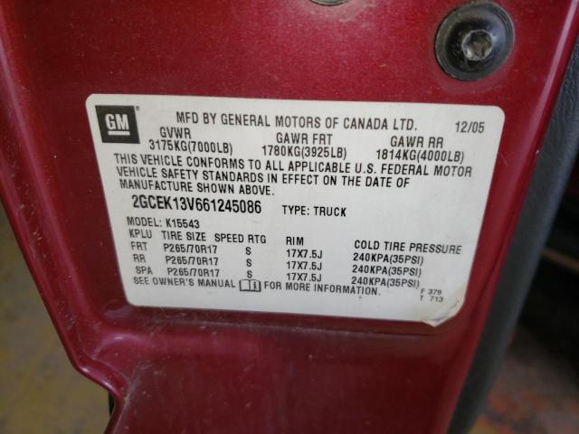 Photo 10 from auction – 2006 CHEVROLET SILVERADO with VIN 2GCEK13V661245086
