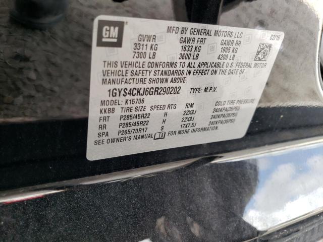 Photo 10 from auction – 2016 CADILLAC ESCALADE P with VIN 1GYS4CKJ6GR290202