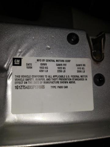 Photo 10 from auction – 2005 CHEVROLET MALIBU LS with VIN 1G1ZT548X5F174585