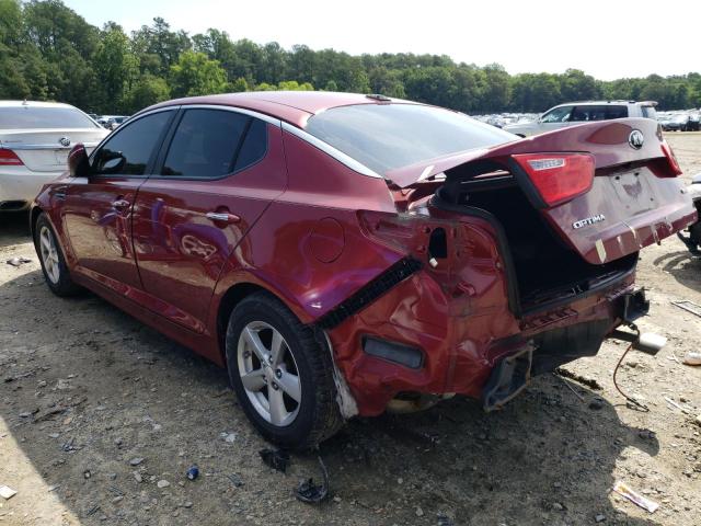 Photo 3 from auction – 2014 KIA OPTIMA LX with VIN 5XXGM4A79EG288743