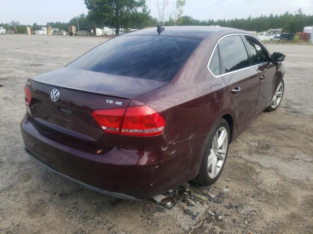 Photo 4 from auction – 2014 VOLKSWAGEN PASSAT SE with VIN 1VWBT7A3XEC050411