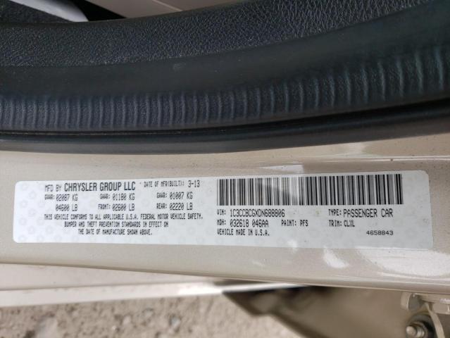Photo 10 from auction – 2013 CHRYSLER 200 LIMITE with VIN 1C3CCBCGXDN688806