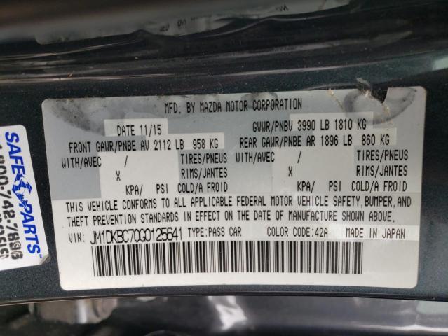Photo 10 from auction – 2016 MAZDA CX-3 TOURI with VIN JM1DKBC70G0125641