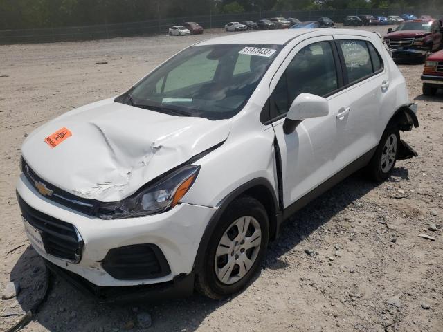 Photo 2 from auction – 2017 CHEVROLET TRAX LS with VIN KL7CJKSB9HB112622