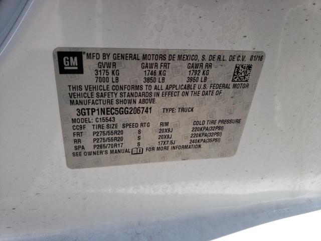 Photo 10 from auction – 2016 GMC SIERRA C15 with VIN 3GTP1NEC5GG206741