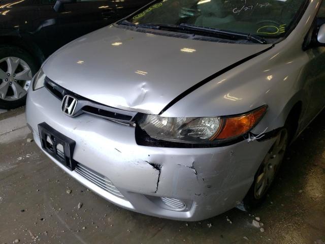 Photo 9 from auction – 2007 HONDA CIVIC LX with VIN 2HGFG12697H552102