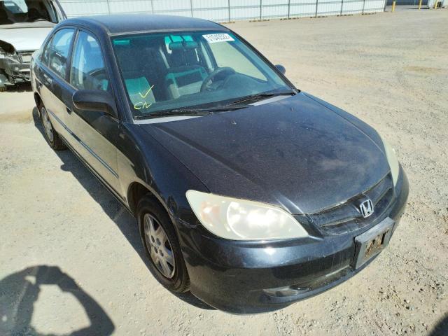 Photo 1 from auction – 2005 HONDA CIVIC DX with VIN 2HGES16475H570601