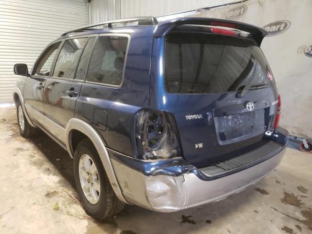 Photo 3 from auction – 2002 TOYOTA HIGHLANDER with VIN JTEGF21A020041405