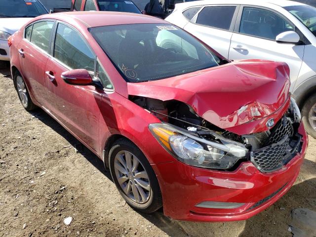 KIA FORTE LX 2015 with VIN KNAFX4A64F5415007 - Photo from auction
