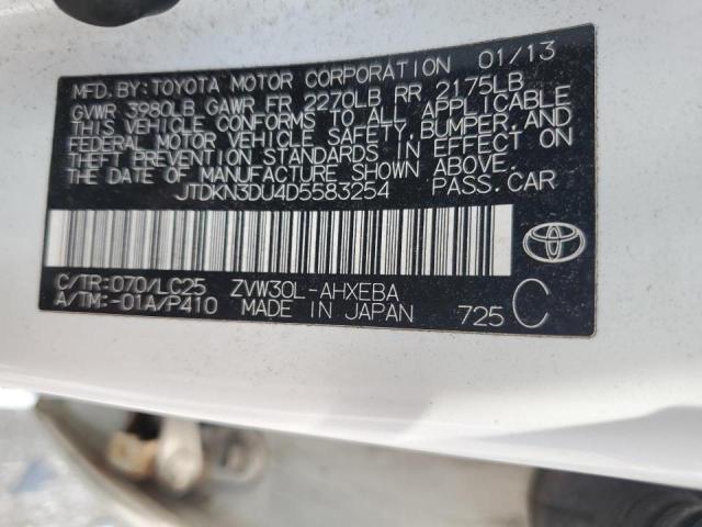 Photo 10 from auction – 2013 TOYOTA PRIUS with VIN JTDKN3DU4D5583254