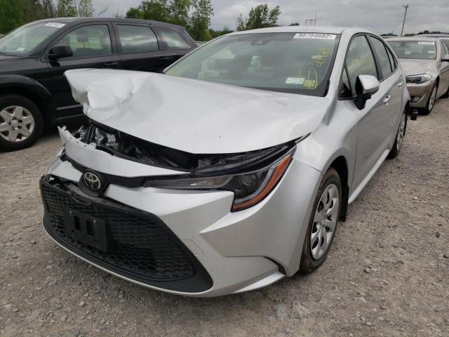 Photo 2 from auction – 2021 TOYOTA COROLLA LE with VIN JTDEPMAE5MJ165402