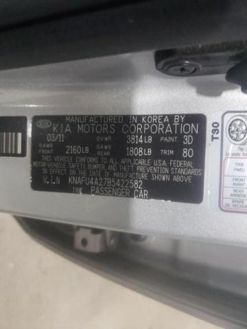 Photo 10 from auction – 2011 KIA FORTE EX with VIN KNAFU4A27B5422582