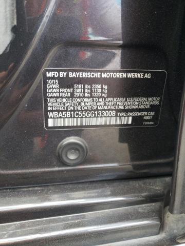 Photo 10 from auction – 2016 BMW 535 I with VIN WBA5B1C55GG133008