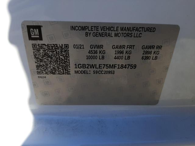 Photo 10 from auction – 2021 CHEVROLET SILVERADO with VIN 1GB2WLE75MF184759