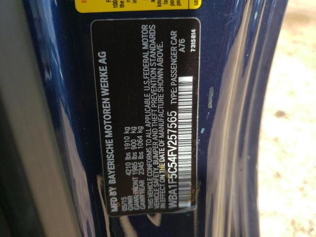 Photo 10 from auction – 2015 BMW 228 I with VIN WBA1F5C54FV257565