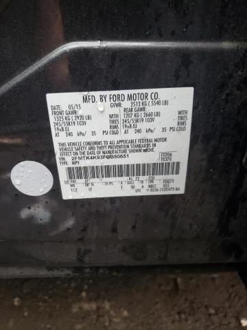 Photo 10 from auction – 2015 FORD EDGE TITAN with VIN 2FMTK4K93FBB50651