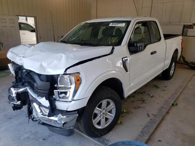 Photo 2 from auction – 2021 FORD F150 SUPER with VIN 1FTEX1EB3MKE11128