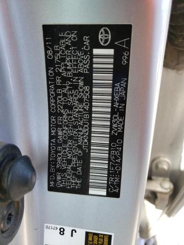 Photo 10 from auction – 2011 TOYOTA PRIUS with VIN JTDKN3DU1B1407508