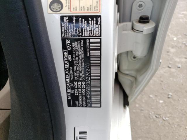 Photo 10 from auction – 2011 MERCEDES-BENZ E 350 with VIN WDDHF5GB2BA296275