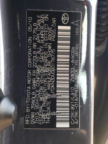 Photo 10 from auction – 2010 TOYOTA PRIUS with VIN JTDKN3DU0A0178775