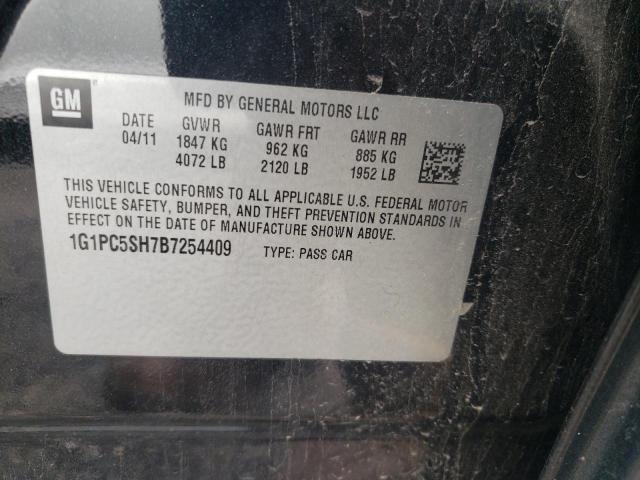 Photo 10 from auction – 2011 CHEVROLET CRUZE LS with VIN 1G1PC5SH7B7254409