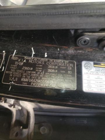 Photo 10 from auction – 2010 KIA FORTE EX with VIN KNAFU4A29A5170073