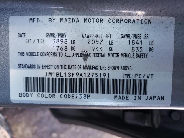 Photo 10 from auction – 2010 MAZDA 3 I with VIN JM1BL1SF9A1275191
