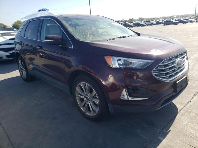FORD EDGE TITAN 2019 with VIN 2FMPK4K94KBC09850 - Photo from auction